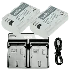 Jupio Kit: 2x Battery LP-E6N Ultra 2040mAh + USB Dual Charger