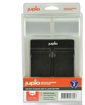 Jupio Kit: 2x Battery LP-E6N Ultra 2040mAh + USB Dual Charger