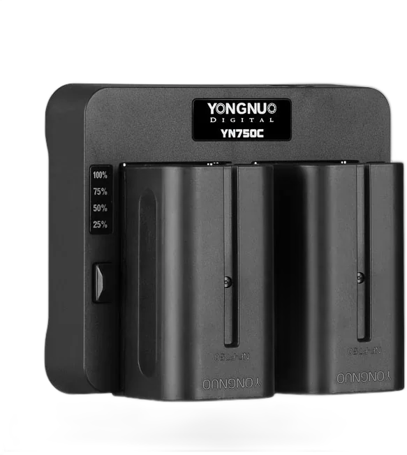 Зарядное устройство Yongnuo YN750C для NP-F750/NP-F970 с блоком питания