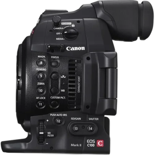 Кинокамера Canon EOS C100 Mark II + аккумулятор Jupio BP-955