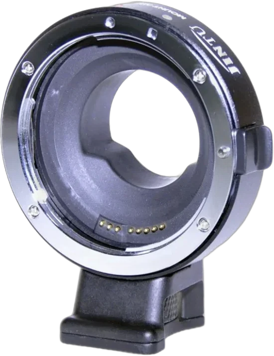 Переходник с электроной регулировкой диафрагммы EOS EF Lens на Micro 4/3 MFT