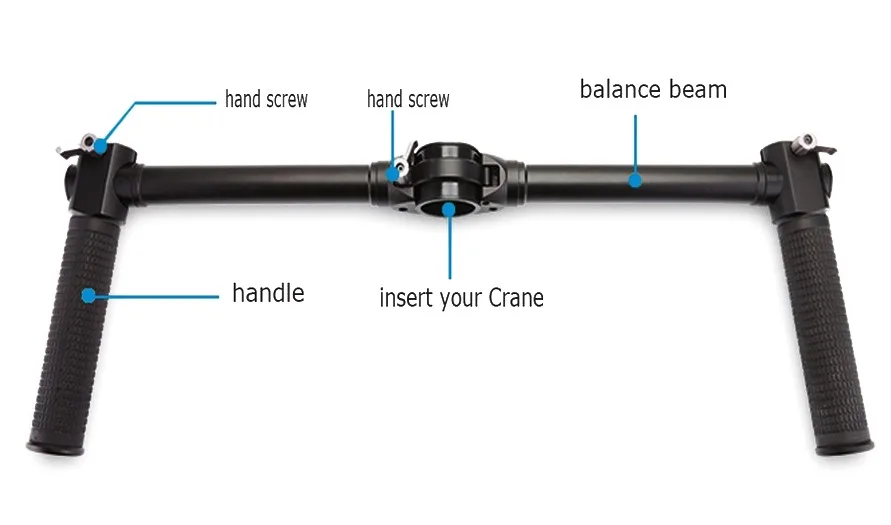 Ручки Zhiyun-Tech Dual handle Crane-EH002