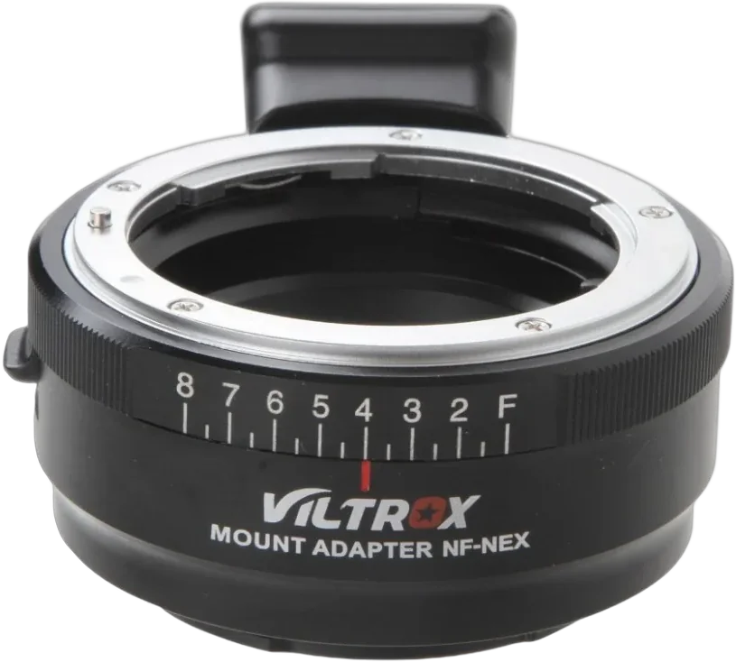 Переходник Viltrox NF-NEX (объективы Nikon на байонет NEX) с диафрагмой