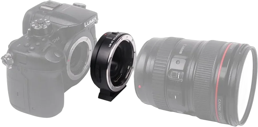 Переходник c автофокусом Viltrox EF-M1 (Canon EOS EF Lens на M4/3 Mount)