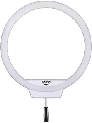 Кольцевой светодиодный осветитель Yongnuo YN-308 LED 3200-5500K в комплекте (2 аккум. Jupio np-f 750 и зарядник)