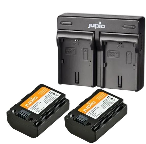 Jupio Kit: 2x NP-FZ100 2040 mAh + USB Dual Charger