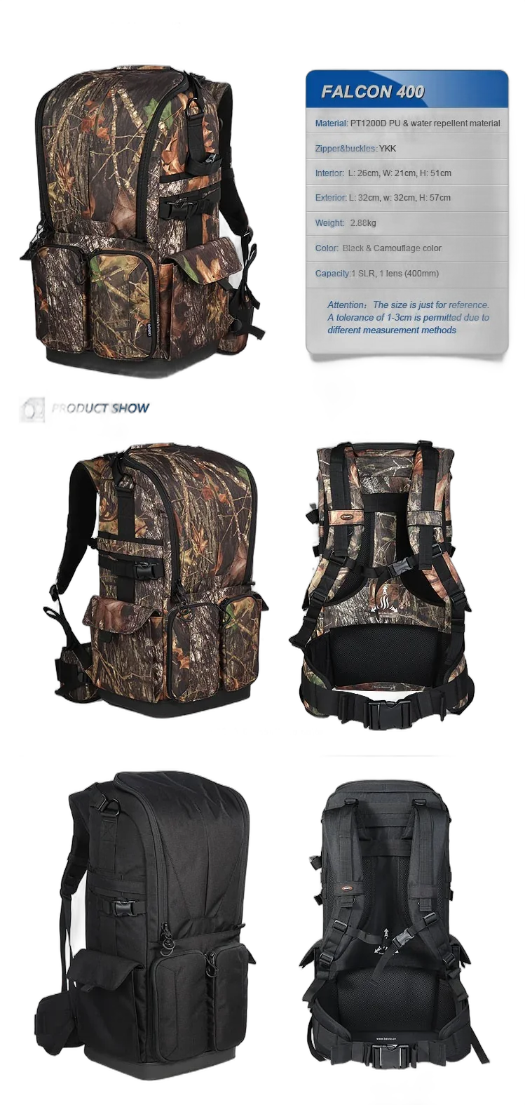 Рюкзак Lowepro Falcon 400 (Черный)