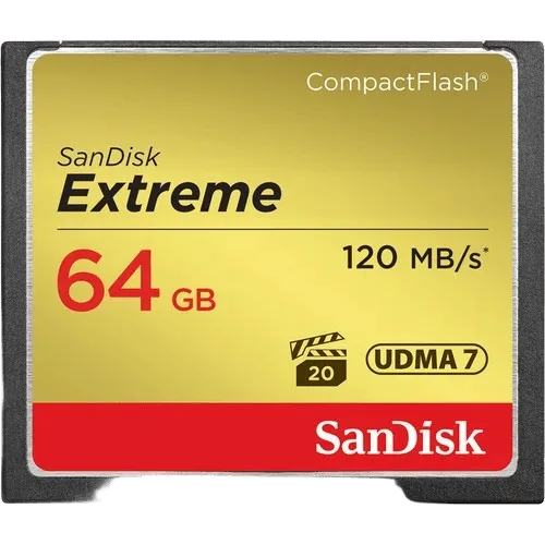 Карта памяти SanDisk Extreme CF 64Gb 120MB/s