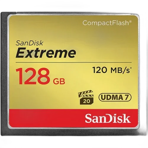 Карта памяти SanDisk Extreme CF 128Gb 120MB/s