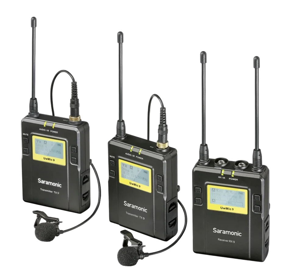 Радио петличный Saramonic UwMic9 TX9+TX9+RX9