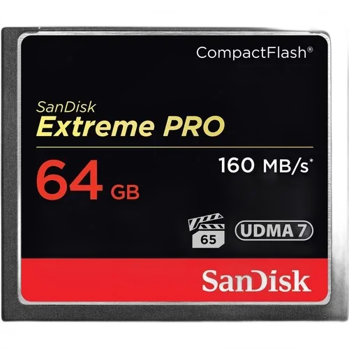 Карта памяти SanDisk Extreme CF 64Gb 160MB/s