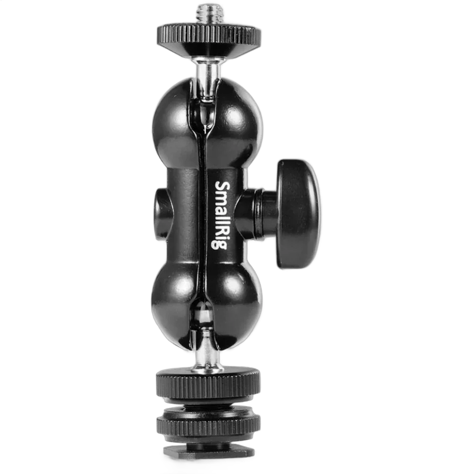 Крепление универсальное SmallRig Double End Ball Head with Cold Shoe and Thumb Screw 1135
