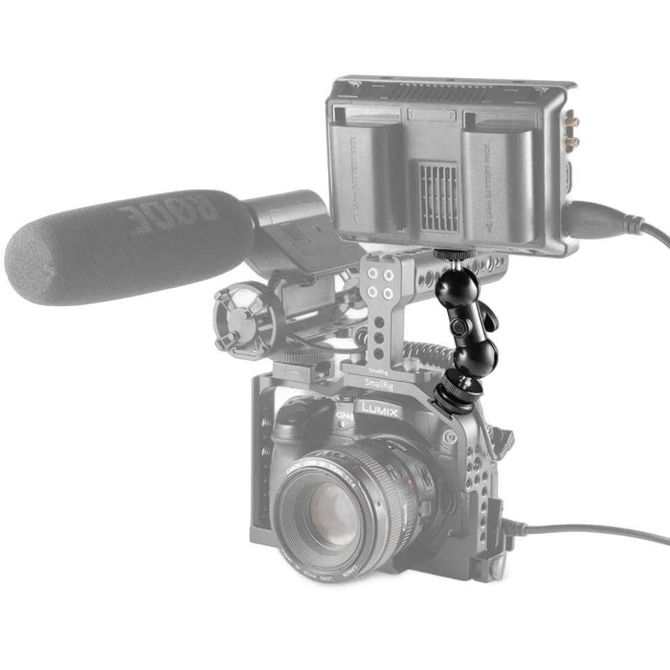 Крепление универсальное SmallRig Double End Ball Head with Cold Shoe and Thumb Screw 1135