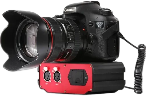 Микшер Saramonic SR-AX107 2-Channel XLR Audio Adapter with Isolation Transformer for DSLRs