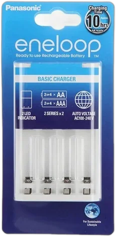 ЗУ Panasonic Basic (BQ-CC51E) на 2 или 4 аккумулятора типа АА/ААА