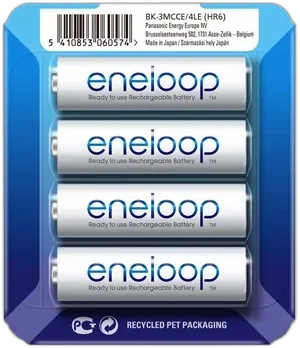 Аккумуляторы Panasonic Eneloop AA 1900mAh 4BP(BK-3MCCE/4LE) 4шт