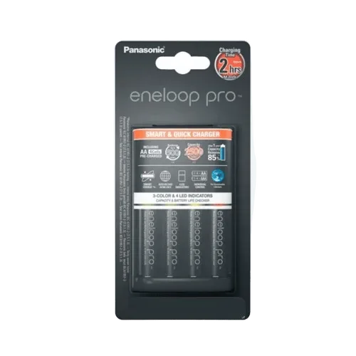 ЗУ Panasonic Smart & Quick (K-KJ55HCD40E) на 4 аккумулятора + 4шт Eneloop Pro AA 2500 mAh