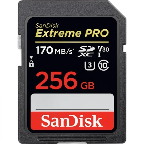Карта памяти SanDisk Extreme Pro SDXC UHS-I 256Gb 170MB/s