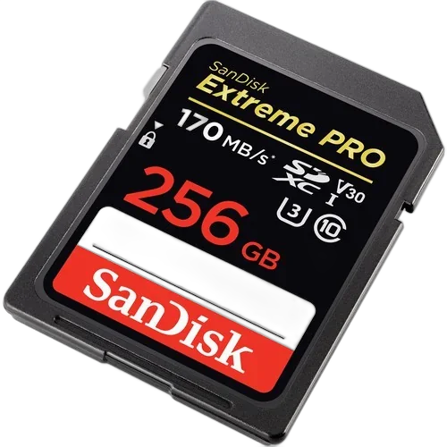 Карта памяти SanDisk Extreme Pro SDXC UHS-I 256Gb 170MB/s