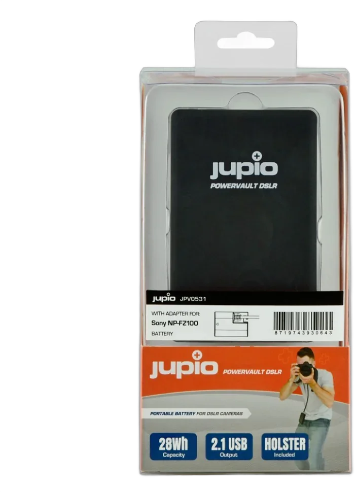 Jupio PowerVault DSLR NP-FZ100 - 28 Wh для Sony
