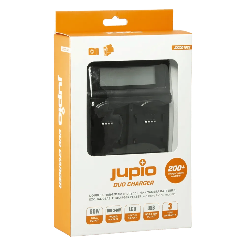 Двойное зарядное устройство Jupio для Panasonic DMW-BLC12 / Leica BP-DC12
