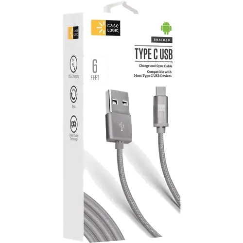 Кабель Case Logic Braided USB Type-C Charge and Sync Cable