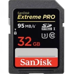 Карта памяти SanDisk Extreme Pro SDHC UHS-I 32Gb 95MB/s