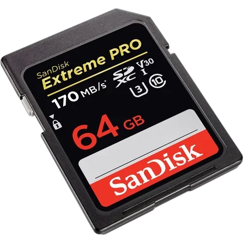 Карта памяти SanDisk Extreme Pro SDXC UHS-I 64Gb 170MB/s