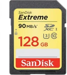 Карта памяти SanDisk Extreme SDXC UHS-I U3 128Gb 180Mb/s