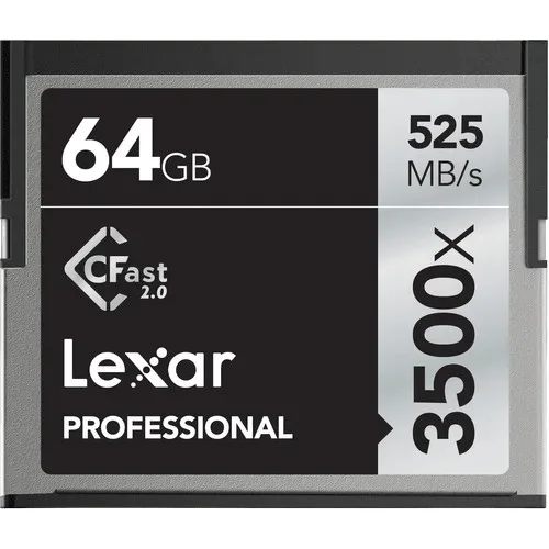 Карта памяти Lexar 64GB Professional 3500x CFast 2.0