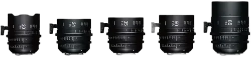 Объективы Sigma T1.5 FF High-Speed 5 Prime Lens Kit с кейсом (Canon EF Mount, Meters)