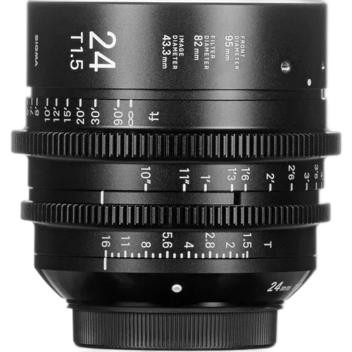 Объектив Sigma 24mm T1.5 FF High-Speed Prime (EF, Meters)