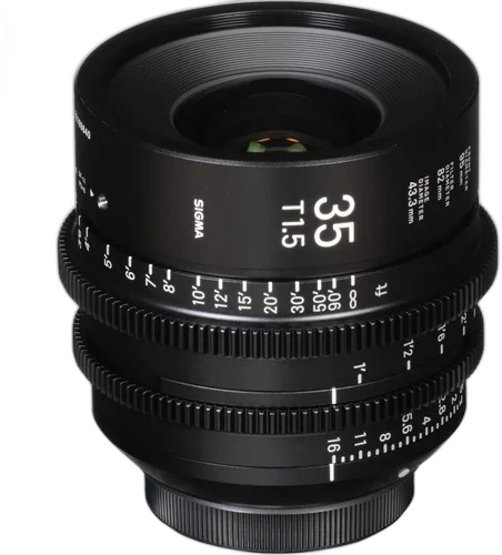 Объектив Sigma 35mm T1.5 FF High-Speed Prime (EF Mount, Meters)