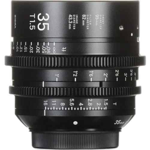 Объектив Sigma 35mm T1.5 FF High-Speed Prime (EF Mount, Meters)