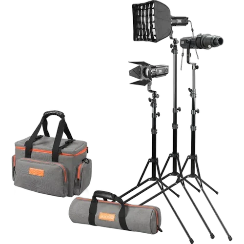 Комплект светодиодных осветителей Godox S30-D Focusing LED 3-Light Kit