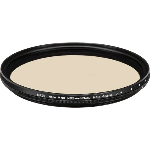 Фильтр Sirui 82mm Variable Neutral Density 0.3 to 2.4 Filter (1 to 8-Stop)