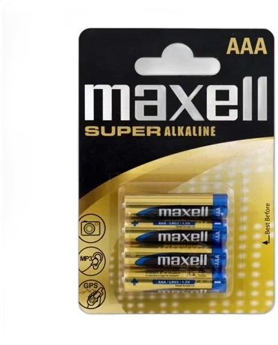 Батарейка Maxell Super Alkaline AAA (LR03) blister 4 шт