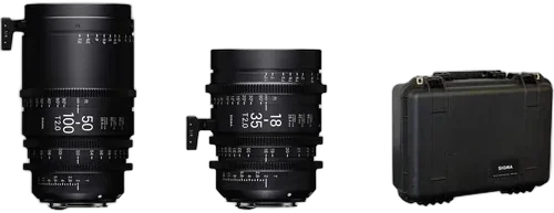 Объективы Sigma 18-35mm &amp; 50-100mm T2 High-Speed Zoom Kit (Canon PL-Mount, Metric)