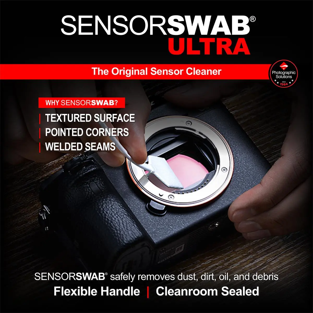 Набор швабр для чистки матрицы Photographic Solutions Sensor Swab Type 2 (12-Pack)