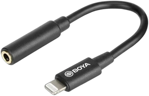 Переходник Boya BY-K3 3.5mm - Lightning (Apple)