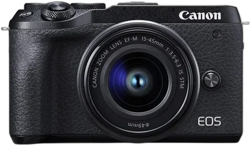 Фотоаппарат Canon EOS M6 Mark II kit EF-M 15-45mm + видоискатель EVF-DC2