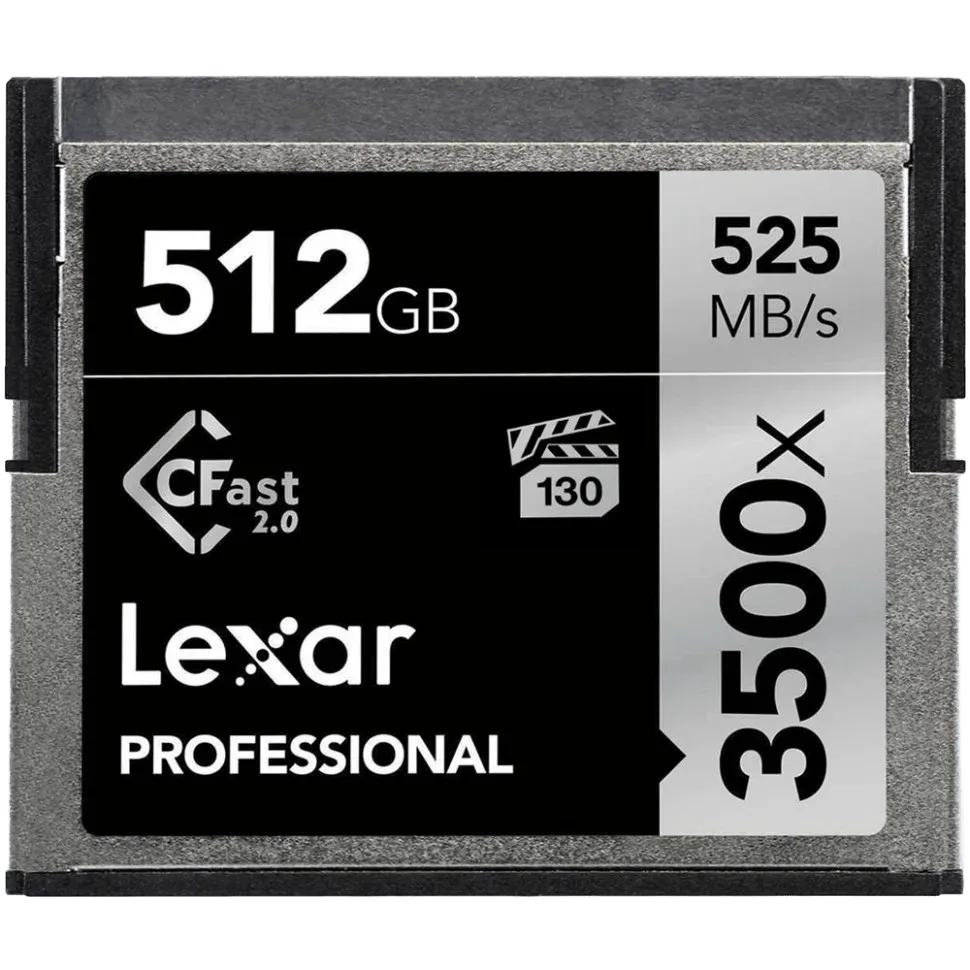 Карта памяти Lexar 512GB Professional 3500x CFast 2.0