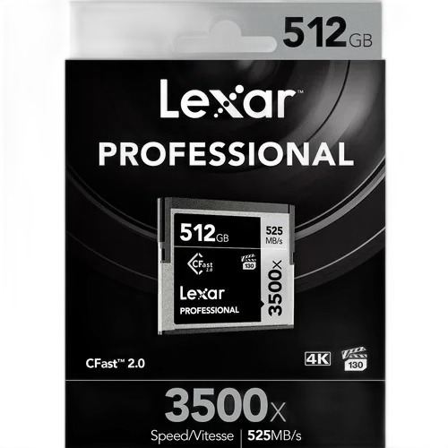 Карта памяти Lexar 512GB Professional 3500x CFast 2.0