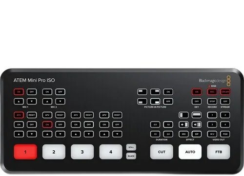 Видеомикшер Blackmagic Design ATEM Mini Pro ISO HDMI Live Stream Switcher