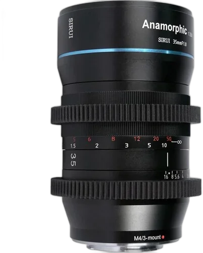 Объектив Sirui 35mm f/1.8 Anamorphic 1.33x для (Sony E, Canon EF-M и Micro 4/3)