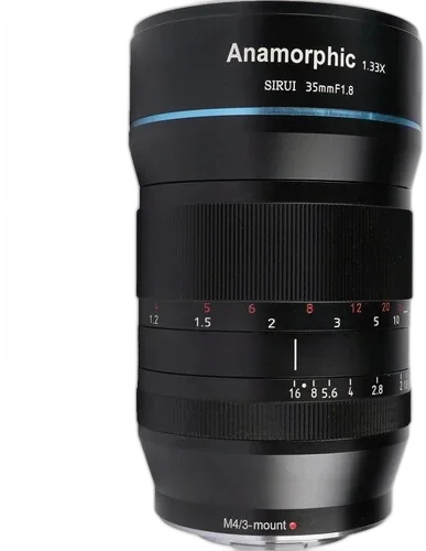 Объектив Sirui 35mm f/1.8 Anamorphic 1.33x для (Sony E, Canon EF-M и Micro 4/3)