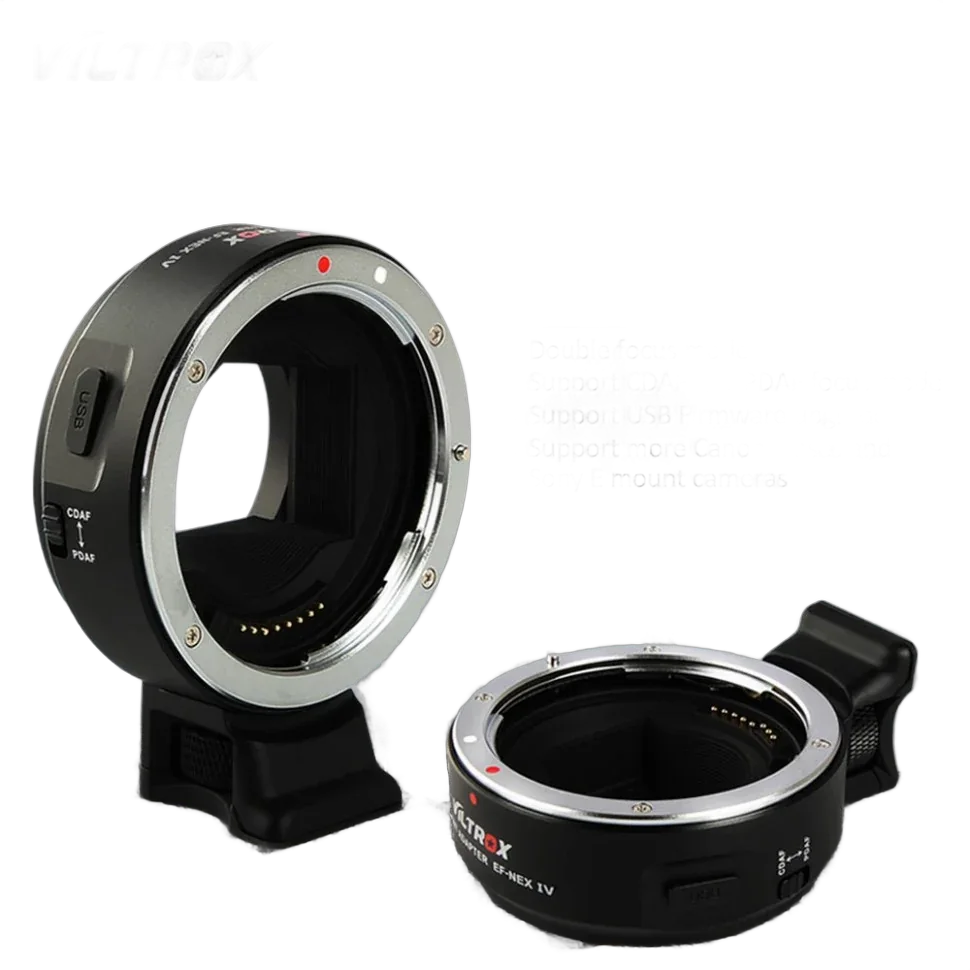 Переходник с поддержкой автофокуса Viltrox IV (Canon EF lens на Sony E Mount)
