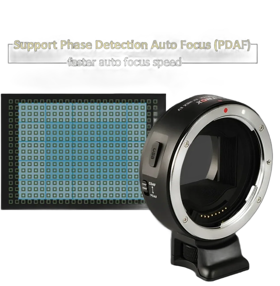 Переходник с поддержкой автофокуса Viltrox IV (Canon EF lens на Sony E Mount)