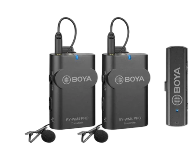 Радио петличный Boya BY-WM4 PRO-K6 (2 спикера для смартфонов Android Type-C)