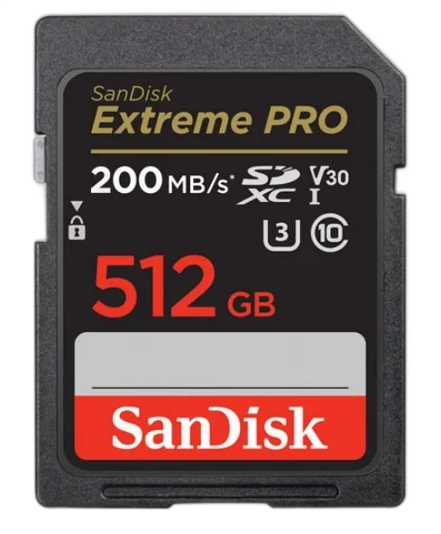 Карта памяти SanDisk Extreme Pro SDXC UHS-I 512Gb 200MB/s